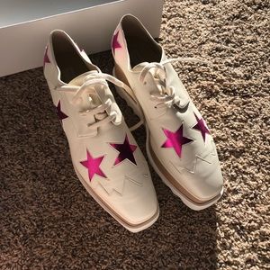 NWB Stella McCartney white Elyse platform